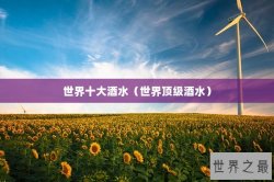 世界十大酒水（世界顶级酒水）