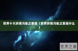 世界十大环境污染之首是（世界环境污染之首是什么）