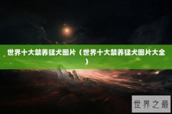世界十大禁养猛犬图片（世界十大禁养猛犬图片大全）
