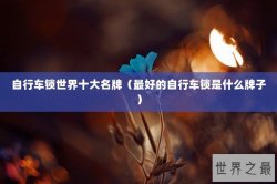 自行车锁世界十大名牌（最好的自行车锁是什么牌子）