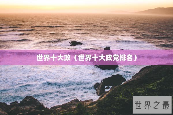 世界十大政（世界十大政党排名）