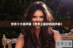 世界十大扬声器（世界上最好的扬声器）