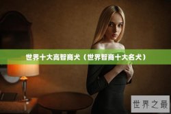 世界十大高智商犬（世界智商十大名犬）