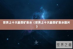 世界上十大最贵矿泉水（世界上十大最贵矿泉水图片）