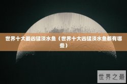 世界十大最凶猛淡水鱼（世界十大凶猛淡水鱼都有哪些）