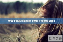 世界十大品汽车品牌（世界十大好车品牌）