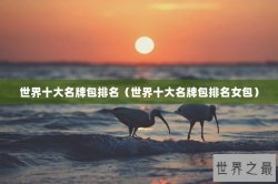 世界十大名牌包排名（世界十大名牌包排名女包）