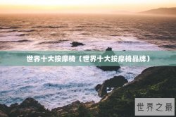 世界十大按摩椅（世界十大按摩椅品牌）