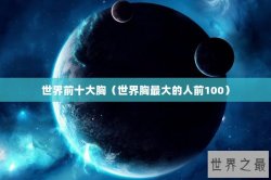 世界前十大胸（世界胸最大的人前100）