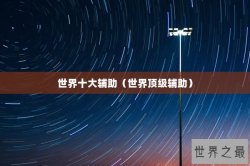 世界十大辅助（世界顶级辅助）