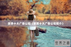 世界十大广告公司（世界十大广告公司简介）