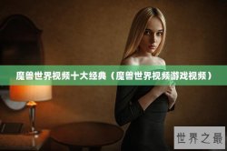 魔兽世界视频十大经典（魔兽世界视频游戏视频）