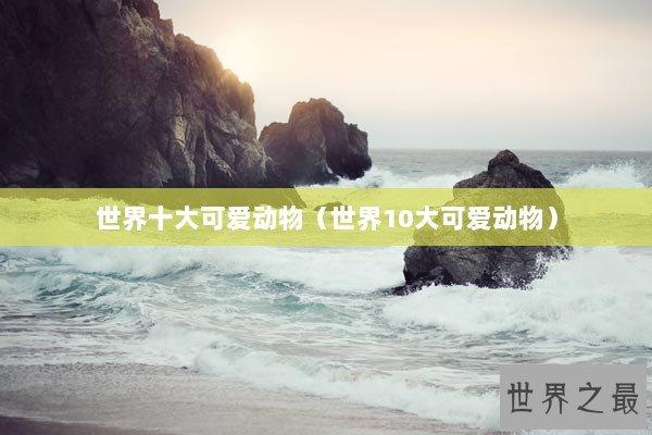 世界十大可爱动物（世界10大可爱动物）