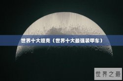 世界十大坦克（世界十大最强装甲车）