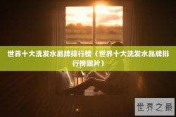 世界十大洗发水品牌排行榜（世界十大洗发水品牌排行榜图片）