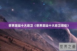 世界足坛十大后卫（世界足坛十大后卫现役）