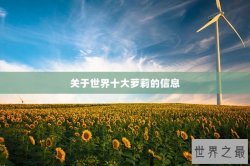 关于世界十大萝莉的信息