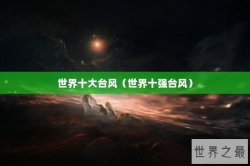 世界十大台风（世界十强台风）