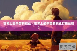 世界上最辛苦的职业（世界上最辛苦的职业打铁豆腐）