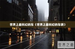 世界上最科幻的车（世界上最科幻的车辆）