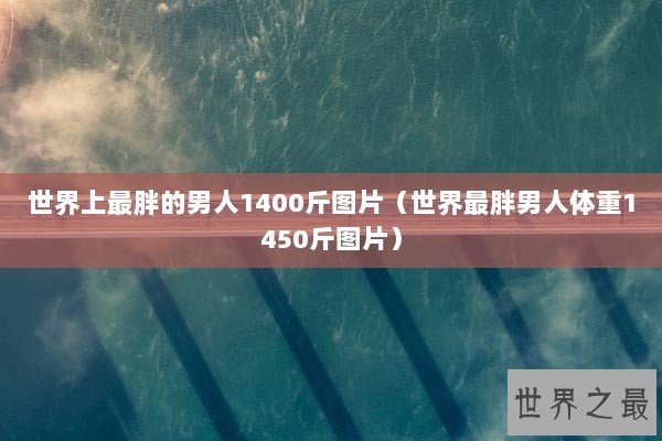 世界上最胖的男人1400斤图片(世界最胖男人体重1450斤图片) 世界上最胖的男人1400斤图片(世界最胖男人体重1450斤图片)