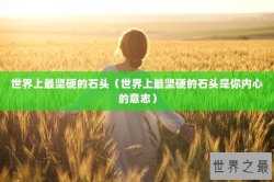 世界上最坚硬的石头（世界上最坚硬的石头是你内心的意志）