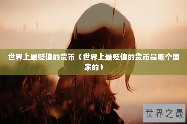世界上最贬值的货币（世界上最贬值的货币是哪个国家的）
