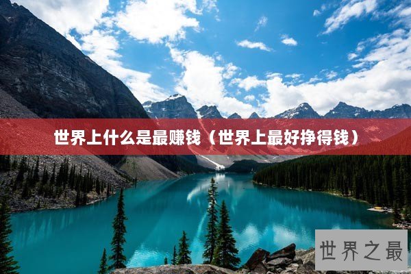 世界上什么是最赚钱（世界上最好挣得钱）