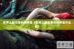 世界上最古老的树种是（世界上最古老的树种是什么树）