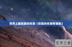 世界上最肮脏的东西（肮脏的东西有哪些）