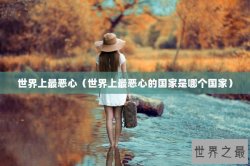 世界上最恶心（世界上最恶心的国家是哪个国家）