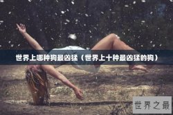 世界上哪种狗最凶猛（世界上十种最凶猛的狗）