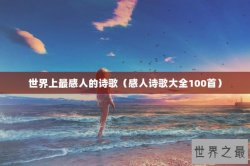 世界上最感人的诗歌（感人诗歌大全100首）