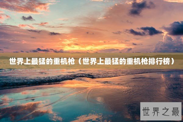 世界上最猛的重机枪（世界上最猛的重机枪排行榜）
