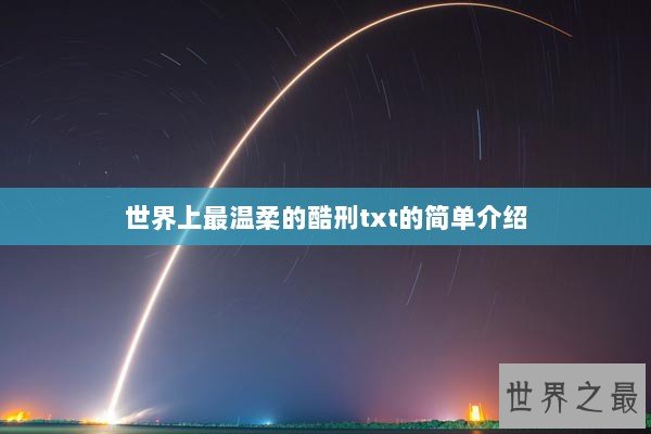 世界上最温柔的酷刑txt的简单介绍