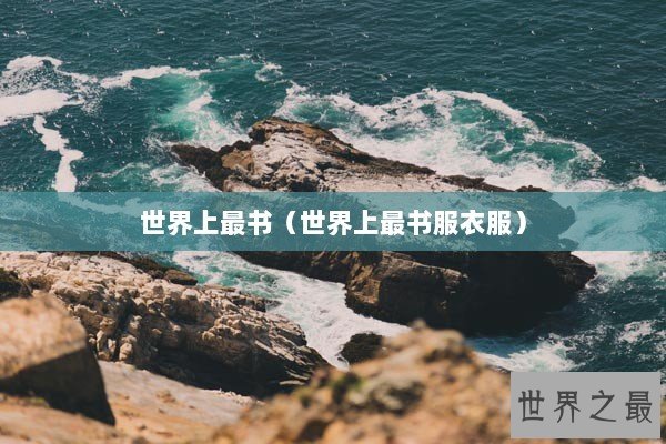 世界上最书（世界上最书服衣服）