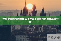 世界上最霸气的摩托车（世界上最霸气的摩托车是什么）