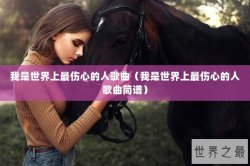 我是世界上最伤心的人歌曲（我是世界上最伤心的人歌曲简谱）