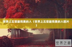 世界上五官最完美的人（世界上五官最完美的人图片）