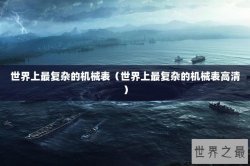 世界上最复杂的机械表（世界上最复杂的机械表高清）