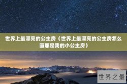 世界上最漂亮的公主房（世界上最漂亮的公主房怎么画那是我的小公主房）