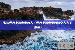 张洁世界上最疼我的人（世界上最疼我的那个人去了 张洁）