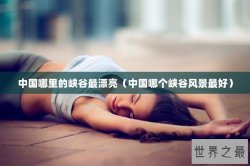 中国哪里的峡谷最漂亮（中国哪个峡谷风景最好）