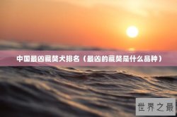 中国最凶藏獒犬排名（最凶的藏獒是什么品种）