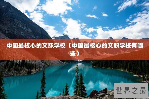 中国最核心的文职学校（中国最核心的文职学校有哪些）