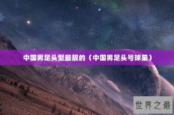 中国男足头型最靓的（中国男足头号球星）