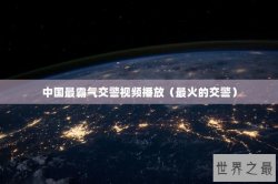 中国最霸气交警视频播放（最火的交警）