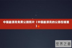 中国最漂亮免费公路照片（中国最漂亮的公路在哪里）