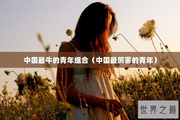 中国最牛的青年组合（中国最厉害的青年）