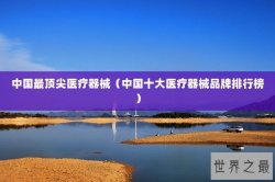 中国最顶尖医疗器械（中国十大医疗器械品牌排行榜）